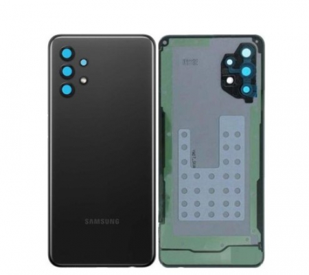 Capace spate - Capac Baterie cu geam camera SAMSUNG A32 5G / A326 Service Pack - NEGRU