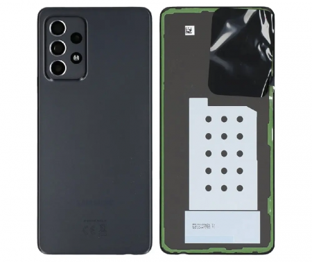 Capace spate - Capac Baterie cu geam camera SAMSUNG A52s 5G / A528 / A52 5G / A526 / A52 / A525 Service Pack - NEGRU