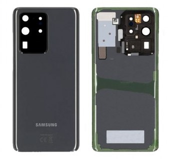Capace spate - Capac baterie cu geam camera SAMSUNG S20 Ultra / G988 Service Pack - GRI / GREY