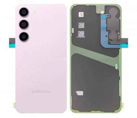 Capace spate - Capac Baterie cu geam camera SAMSUNG S23 5G / S911 Service Pack - LEVANDER