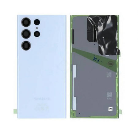 Capace spate - Capac Baterie cu geam camera SAMSUNG S23 ULTRA 5G / S918 SERVICE PACK - BLUE