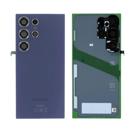 Capace spate - Capac baterie Cu Geam Camera SAMSUNG S24 Ultra 5G / S928 Service Pack - TITANIUM VIOLET