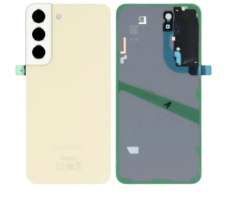 Capace spate - Capac baterie cu geam camera SAMSUNG GALAXY S22 / S901B Service Pack - CREAM