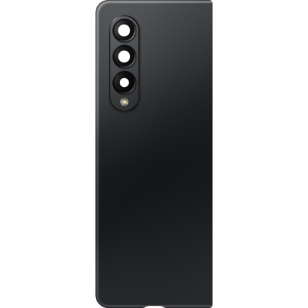 Capace spate - Capac baterie cu geam camera Samsung Z Fold 3 5G / F926B SERVICE PACK - Negru