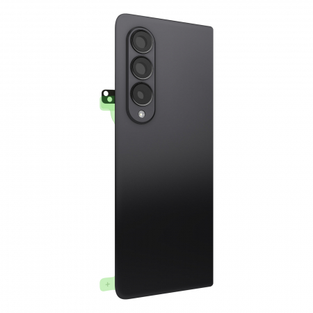 Capace spate - Capac baterie cu geam camera Samsung Z Fold 4 5G / F936B SERVICE PACK - Negru