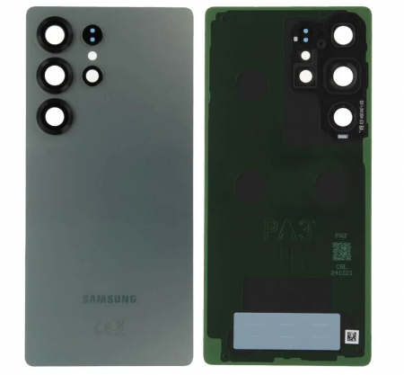 Capace spate - Capac baterie Cu Geam Camera SAMSUNG S25 Ultra 5G / S938 Service Pack - TITANIUM JADE GREEN