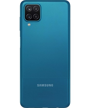 Capace spate - Capac baterie cu geam camera SAMSUNG A12 2020 / A125 Service Pack - ALBASTRU / BLUE