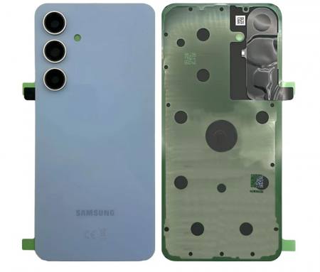Capace spate - Capac baterie SAMSUNG S24 FE / S721 Cu Geam Camera Service Pack - ALBASTRU