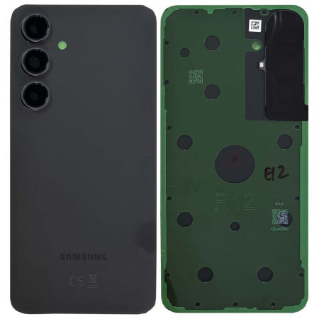 Capace spate - Capac baterie SAMSUNG S24 FE / S721 Cu Geam Camera Service Pack - NEGRU