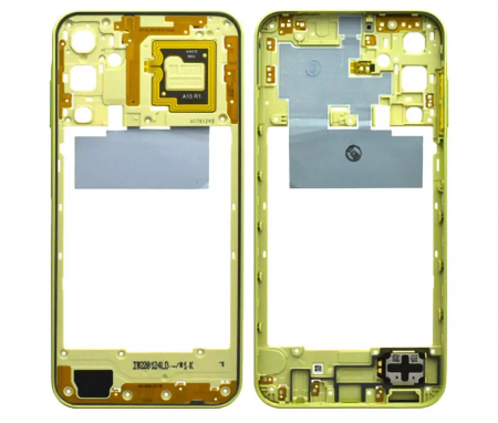 Carcase Mijloc - Carcasa mijloc COMPATIBIL cu SAMSUNG A15 5G / A156 - LIME