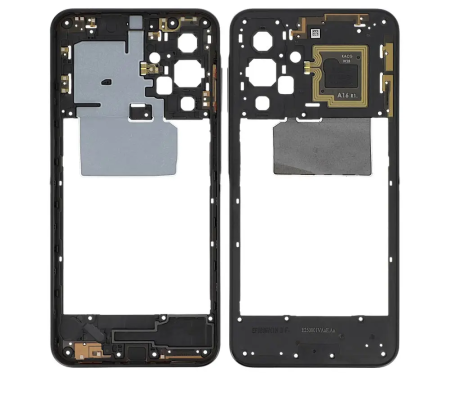 Carcase Mijloc - Carcasa mijloc SAMSUNG A17 5G / A176 - BLACK - Service Pack