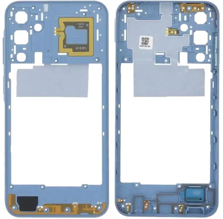 Carcase Mijloc - Carcasa mijloc COMPATIBIL cu SAMSUNG A15 4G / A155 - Albastru