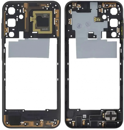 Carcase Mijloc - Carcasa mijloc COMPATIBIL cu SAMSUNG A15 5G / A156 - Negru