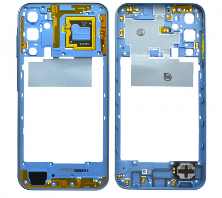 Carcase Mijloc - Carcasa mijloc SAMSUNG A15 5G / A156 Service Pack - Albastru / Blue