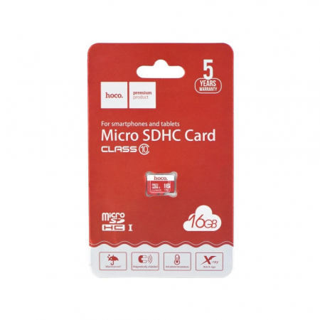Carduri de memorie - Card de memorie HOCO microSD TF Memorie de mare viteză 16 GB Clasa 10