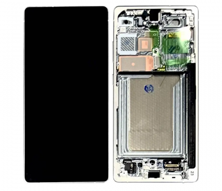 S25 Ultra / S938 - Ecran Display SAMSUNG S25 Ultra 5G / S938 Service Pack Cu Rama - SILVER ( Blue / White )