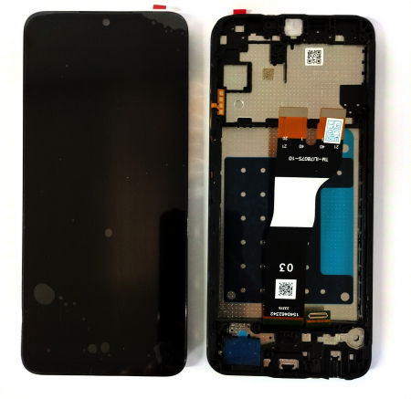 A057 / A05S 2023 - Ecran Display COMPATIBIL cu SAMSUNG A05s / A057 Cu Rama - NEGRU