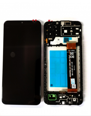 A13 4G 2022 / A135 - Ecran Display COMPATIBIL cu Samsung A135F / A13 2022 Cu Rama - Negru