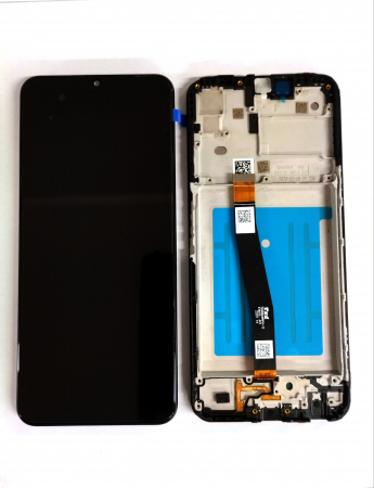 A01 2020 - Ecran Display COMPATIBIL cu Samsung A22 5G / A226 Cu Rama NEGRU