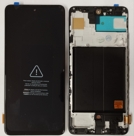 Galaxy A - Ecran Display COMPATIBIL Cu Samsung A51 / A515 Cu Rama - OLED