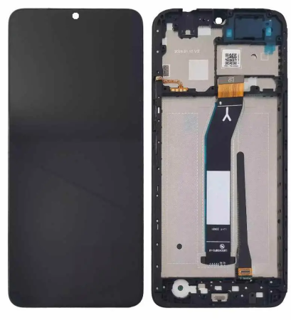 REDMI A3 4G 2024 - Ecran Display COMPATIBIL Cu XIAOMI Redmi A3 4G / POCO C61 4G Cu Rama - NEGRU