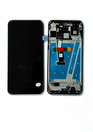 Ecrane COMPATIBILE pentru HUAWEI - Ecran Display HUAWEI P30 Lite 48 MP cu RAMA Compatibil - NEGRU / BLACK MAR-L21A, MAR-LX1A