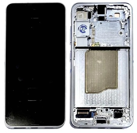 S25 / S931 - Ecran Display SAMSUNG S25 5G / S931 Service Pack Cu Rama - ICY BLUE