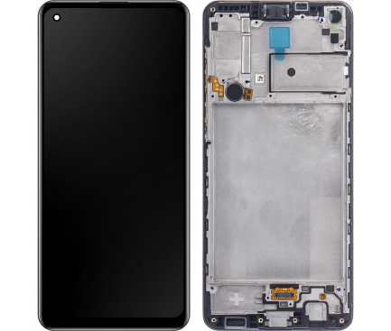 A21S / A217 - Ecran Display Samsung A21S 2020 A217F - Service Pack - NEGRU
