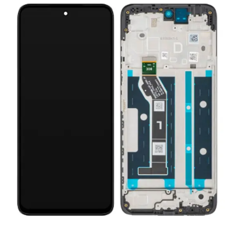 Ecrane Pentru MOTOROLA - Ecran Display MOTOROLA G17 / G17 Power Service Pack Cu Rama - NEGRU