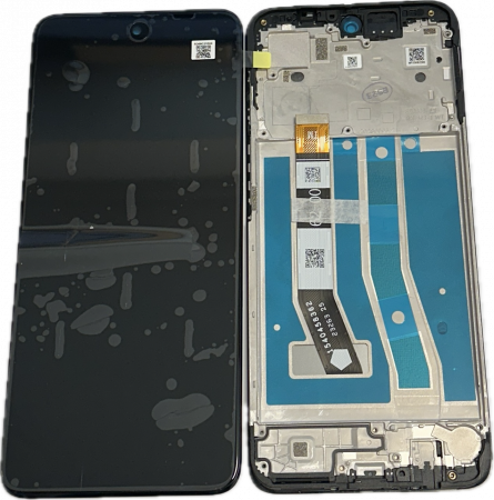 G54 - Ecran Display MOTOROLA G54 5G / G54 POWER Service Pack Cu Rama - NEGRU