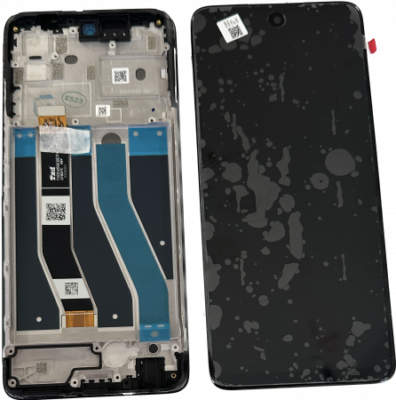 Ecrane Pentru MOTOROLA - Ecran Display MOTOROLA G62 5G Service Pack Cu Rama - NEGRU