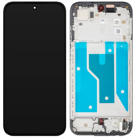 Ecrane Pentru MOTOROLA - Ecran Display MOTOROLA G67 5G / G77 5G Service Pack Cu Rama - PANTONE BLACK