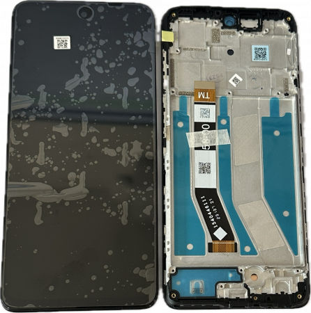 G73 - Ecran Display MOTOROLA G73 Service Pack Cu Rama - NEGRU
