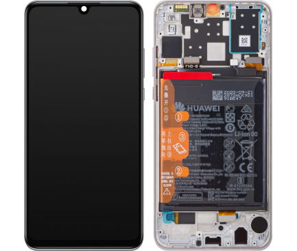 Ecrane COMPATIBILE pentru HUAWEI - Ecran Display P30 Lite Service Pack 48 MP - WHITE ALB