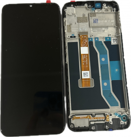 Ecrane Pentru REALME - Ecran Display COMPATIBIL cu REALME 7i Cu Rama - NEGRU