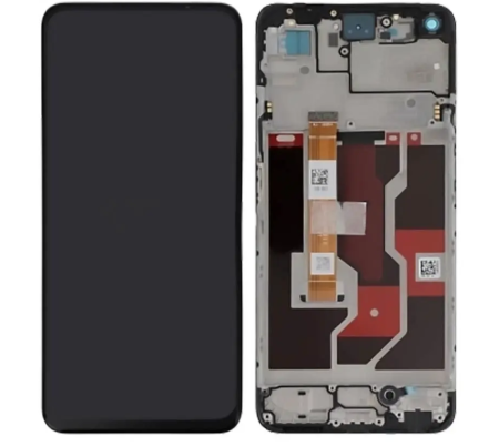 Ecrane Pentru OPPO - Ecran Display COMPATIBIL Cu OPPO A96 4G Cu Rama - NEGRU