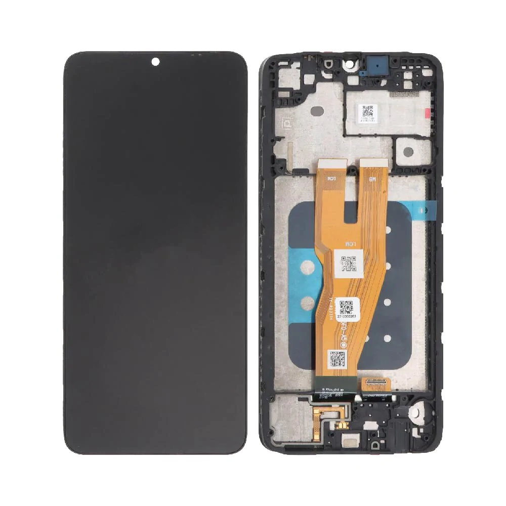 A05 223 / A055 - Ecran Display SAMSUNG A05 2023 / A055 Service Pack Cu Rama - NEGRU