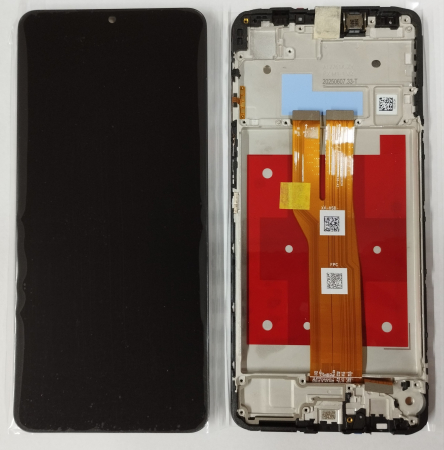 A07 4G / A075 - Ecran Display SAMSUNG A07 / A075 Service Pack - NEGRU