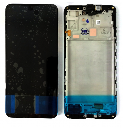 Galaxy A - Ecran Display SAMSUNG A16 5G / A166 Service Pack - NEGRU