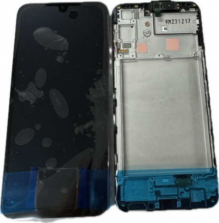 Galaxy A - Ecran Display SAMSUNG A24 4G 2022 / A245f Service Pack Cu Rama - NEGRU