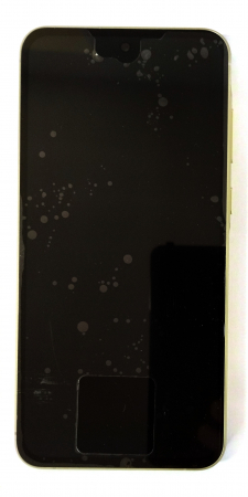 Ecrane Pentru SAMSUNG - Ecran Display Samsung A55 5G 2024 / A556 Service Pack Cu Rama - Yellow / Lemon