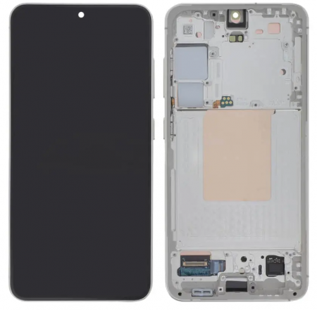 S24 / S921 - Ecran Display SAMSUNG S24 5G / S921 Service Pack Cu Rama - YELLOW