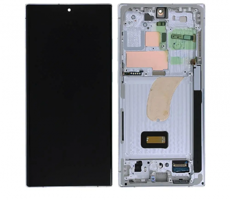 Ecrane Pentru SAMSUNG - Ecran Display Samsung S918 / S23 Ultra 5G 2023 - Service Pack Cu Rama - GREEN