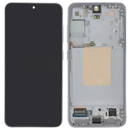 Galaxy S - Ecran Display SAMSUNG S24 5G / S921 Service Pack Cu Rama - BLUE