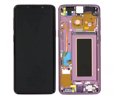 Galaxy S - Ecran Display Samsung S9 2018 / G960 Service Pack Cu Rama - PURPLE