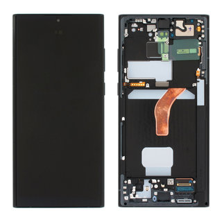S22 ULTRA 5G / S908B - Ecran Display Samsung S22 ULTRA 5G / S908B Service Pack - NEGRU