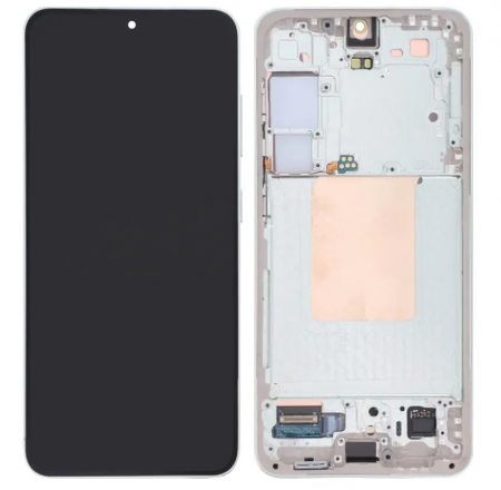 S24 / S921 - Ecran Display SAMSUNG S24 5G / S921 Service Pack Cu Rama - GREEN