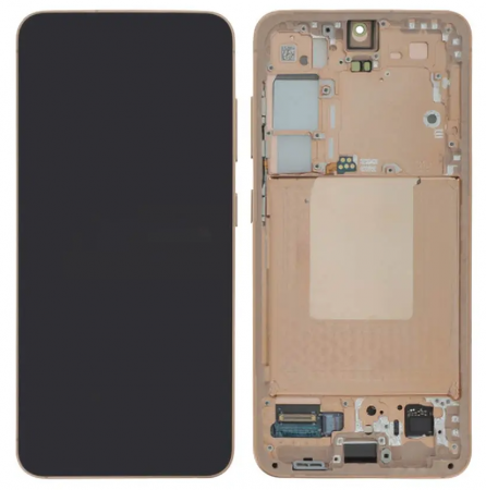 S24 / S921 - Ecran Display SAMSUNG S24 5G / S921 Service Pack Cu Rama - ORANGE