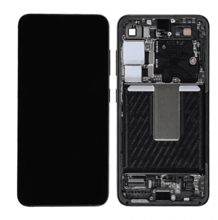 S24 / S921 - Ecran Display SAMSUNG S24 5G / S921 Service Pack Cu Rama - NEGRU