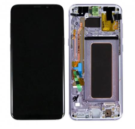 Galaxy S - Ecran Display Samsung S8 PLUS / G955F Service Pack cu Rama - VIOLET / ORCHID GREY